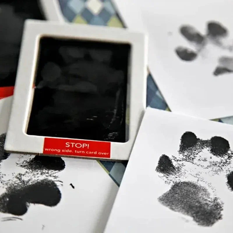 Safe & Easy DIY Paw Print Ink Kit for Cats & Dogs - Non-Toxic, Mess-Free Pet Souvenir