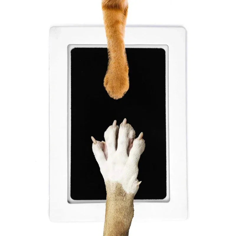Safe & Easy DIY Paw Print Ink Kit for Cats & Dogs - Non-Toxic, Mess-Free Pet Souvenir